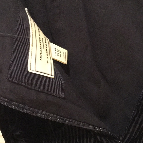 Anthropologie NWT Moulinette Soeurs Velvet Burnout Jumpsuit Wide Leg Tie Waist - Picture 10 of 11